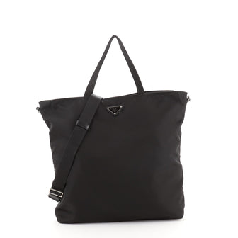 Prada Convertible Open Tote Tessuto Medium