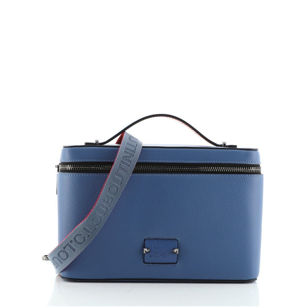 Christian Louboutin Kypipouch Crossbody Bag Leather Blue 6221871