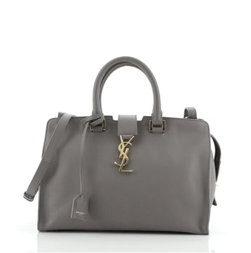 Saint Laurent Monogram Cabas Leather Small