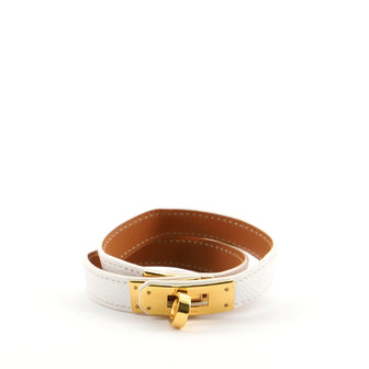 Hermes Kelly Double Tour Bracelet Leather