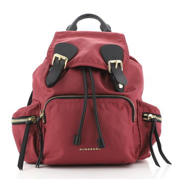 Burberry Rucksack Backpack Nylon with Leather Medium