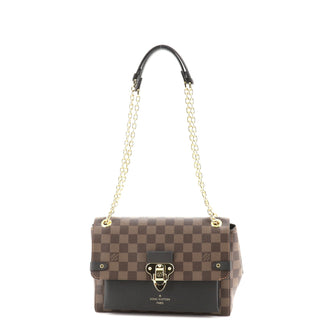 Louis Vuitton Vavin Handbag Damier with Leather PM