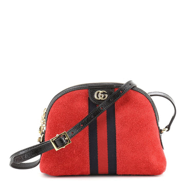Gucci Ophidia Dome Shoulder Bag Suede Small