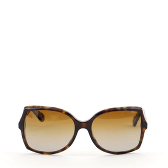 Chanel CC Quilt Oversized Sunglasses Acetate