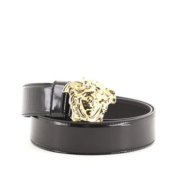 Versace Medusa Buckle Belt Patent Wide