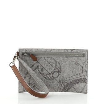 Hermes Carrimi Wristlet Felt