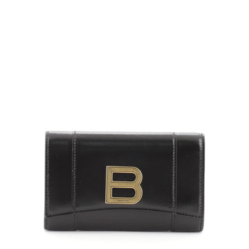 Balenciaga Hourglass Wallet Leather Mini