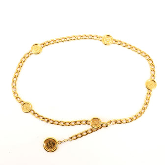 Chanel Vintage Medallion Chain Belt Metal