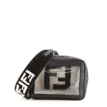 Fendi Selleria Camera Bag Leather with Shearling and PVC Small