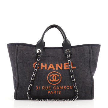 Chanel Deauville Tote Denim Medium