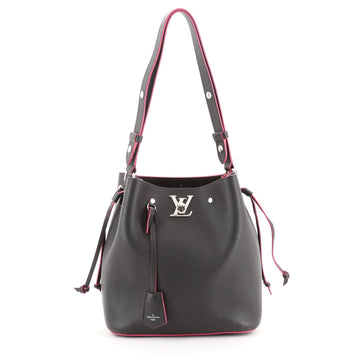 Louis Vuitton Lockme Bucket Bag Leather