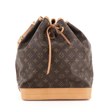 Louis Vuitton Noe Handbag Monogram Canvas Large
