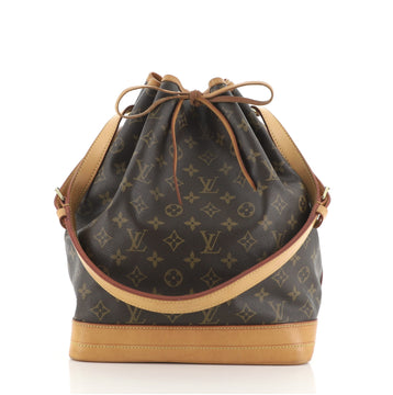 Louis Vuitton Noe Handbag Monogram Canvas Large