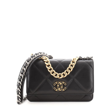 Chanel 19 Wallet on Chain Quilted Goatskin