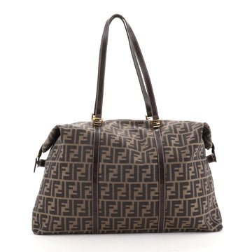 Fendi Vintage Zip Tote Zucca Canvas Large