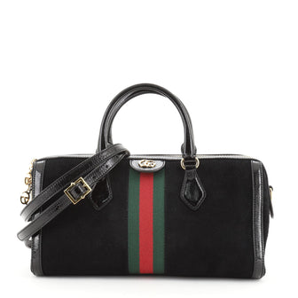 Gucci Ophidia Boston Bag Suede Medium