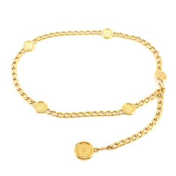 Chanel Vintage Medallion Charms Chain Belt Metal