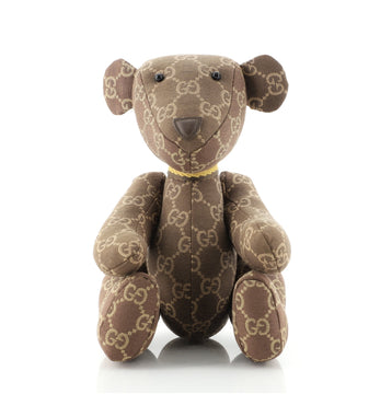 Gucci Teddy Bear Toy GG Canvas
