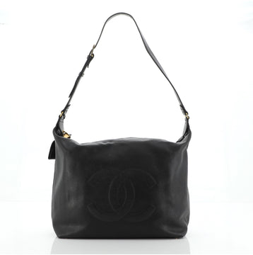 Chanel Vintage Timeless Hobo Caviar Large