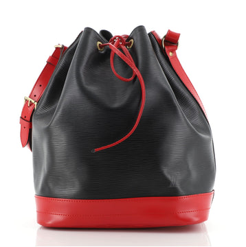 Louis Vuitton Bicolor Noe Handbag Epi Leather Large