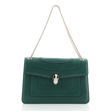 Bvlgari Serpenti Forever Shoulder Bag Leather Medium
