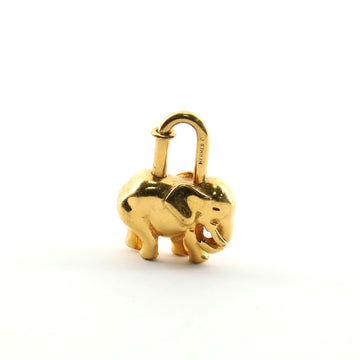 Hermes Elephant Cadena Lock Charm Metal