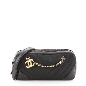 Chanel Camera Bag Chevron Iridescent Calfskin Small