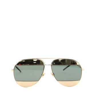 Christian Dior Split Aviator 1 Sunglasses Metal