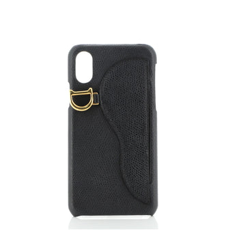 Christian Dior Saddle Phone Case Leather iPhone X