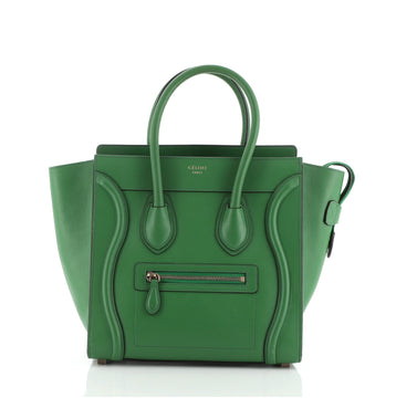 Celine Luggage Bag Smooth Leather Micro