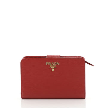 Prada Tab Wallet Vitello Move Medium