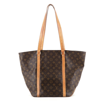 Louis Vuitton Shopping Sac Handbag Monogram Canvas MM