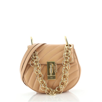 Chloe Drew Bijou Crossbody Bag Quilted Leather Mini