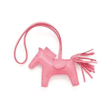 Hermes So Pink GriGri Rodeo Bag Charm Leather PM