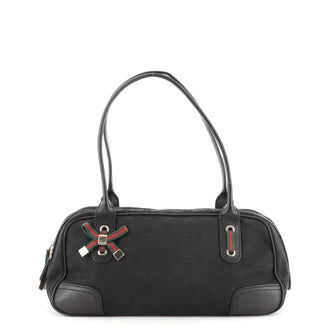 Gucci Princy Boston Bag GG Canvas Small