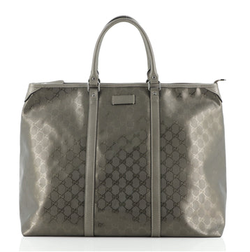Gucci Joy Zip Top Tote GG Imprime Medium