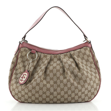 Gucci Sukey Hobo GG Canvas Medium
