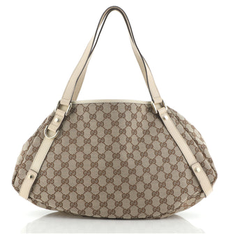 Gucci Abbey Shoulder Bag GG Canvas Medium