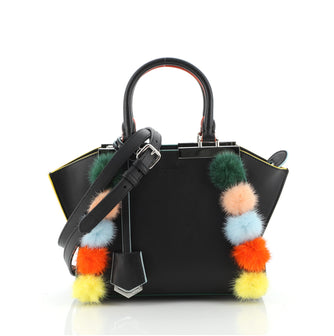 Fendi 3Jours Bag Leather with Fur Mini