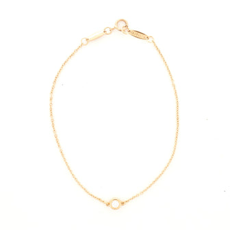 Tiffany & Co. Peretti Diamonds By The Yard Bracelet 18K Rose Gold with Diamond .07CT
