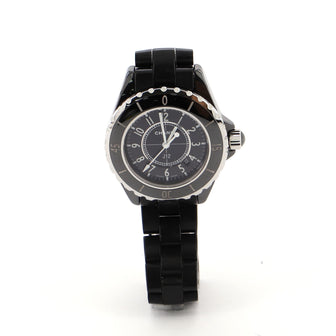 Chanel J12 Quartz Watch Ceramic and Stainless Steel 33