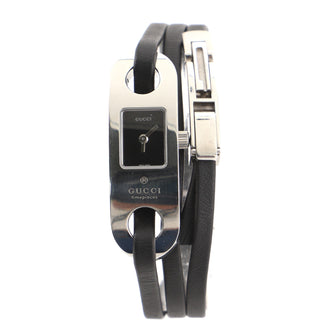 6100L Wrap Quartz Watch Stainless Steel and Leather 14