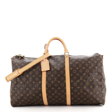 Louis Vuitton Keepall Bandouliere Bag Monogram Canvas 60