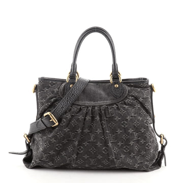 Louis Vuitton Neo Cabby Handbag Denim MM
