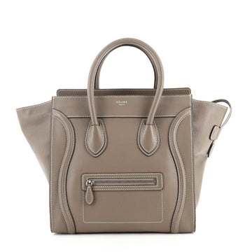 Celine Luggage Bag Grainy Leather Mini