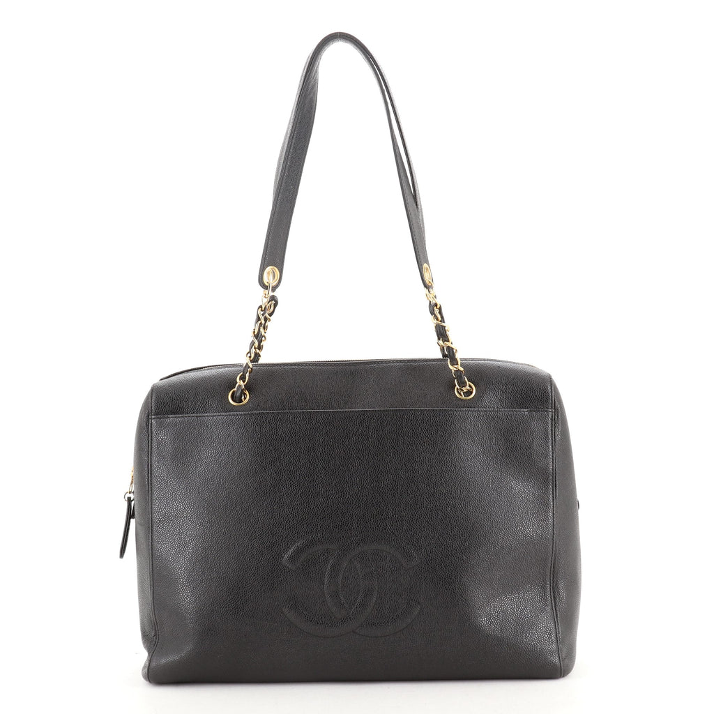 Chanel Vintage Timeless Zip Tote Caviar Large 62803