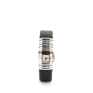 Cartier Declaration Quartz Watch Watch Stainless Steel and Satin Leather with Diamonds 19