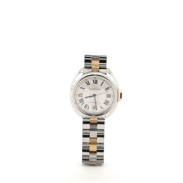 Cartier Cle de Cartier Automatic Watch Stainless Steel with Rose Gold 40