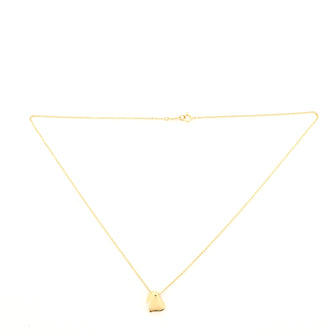 Tiffany & Co. Elsa Peretti Full Heart Necklace 18K Yellow Gold