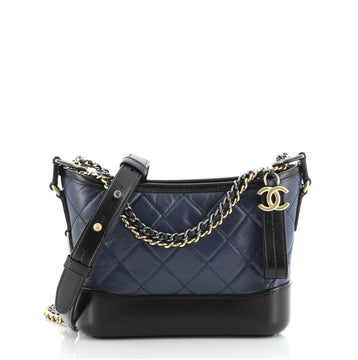 Chanel Gabrielle Hobo Quilted Aged Calfskin Small